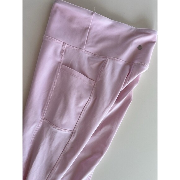 Bally Total Fitness Women's Sz S High Waisted Ankle Length Athletic Yoga Pants - Picture 3 of 8